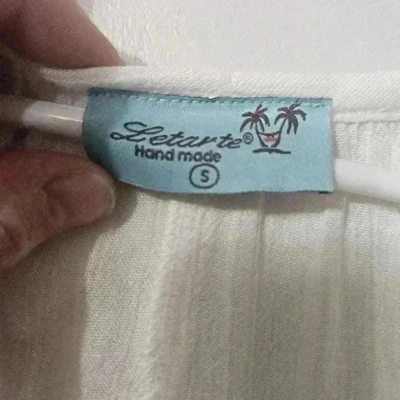 NWOT! Letarte white blouse! - Picture 3 of 5